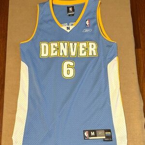 Kenyon Martin Denver Nuggets Reebok Swingman Men's M Jersey Blue